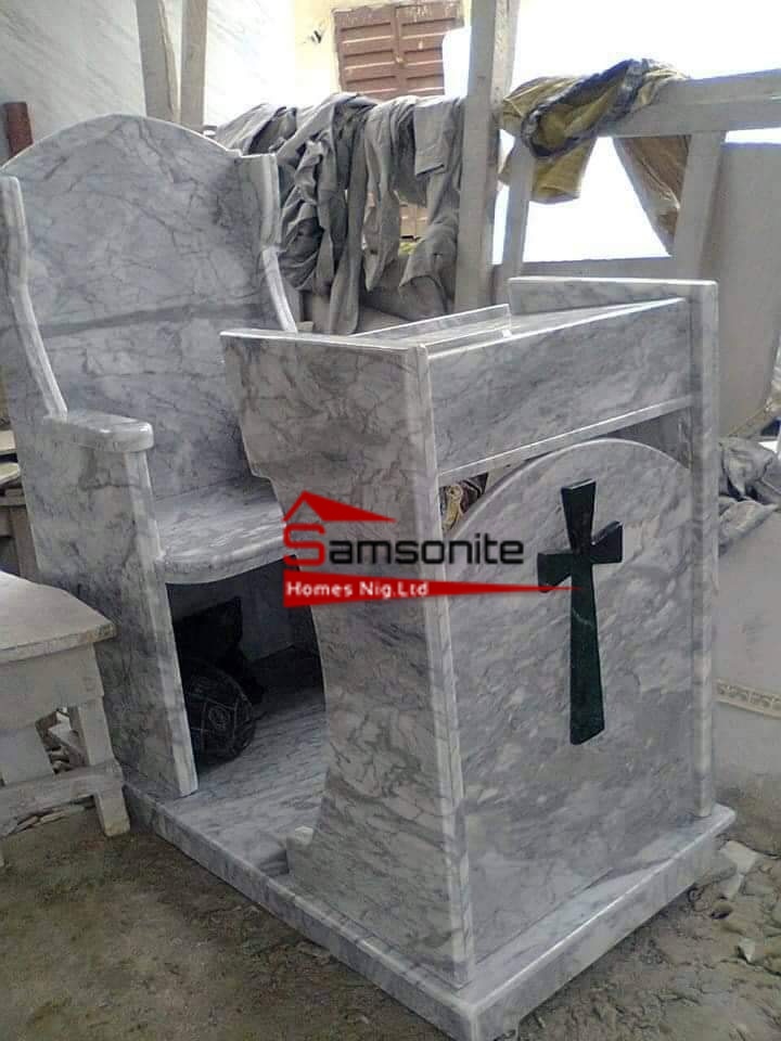 Marbles and Granite Pulpit | Samsonite Homes Nig Ltd