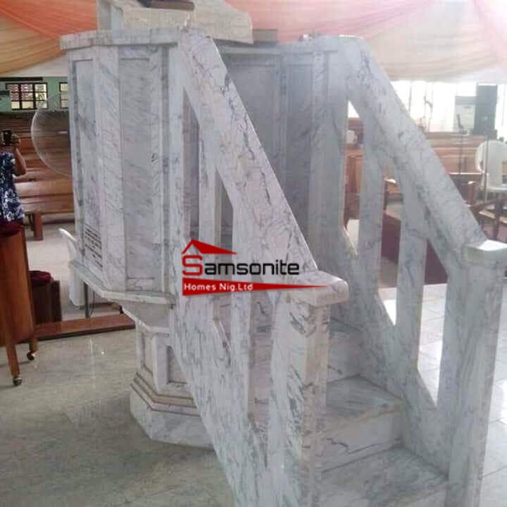 Marbles and Granite Pulpit | Samsonite Homes Nig Ltd